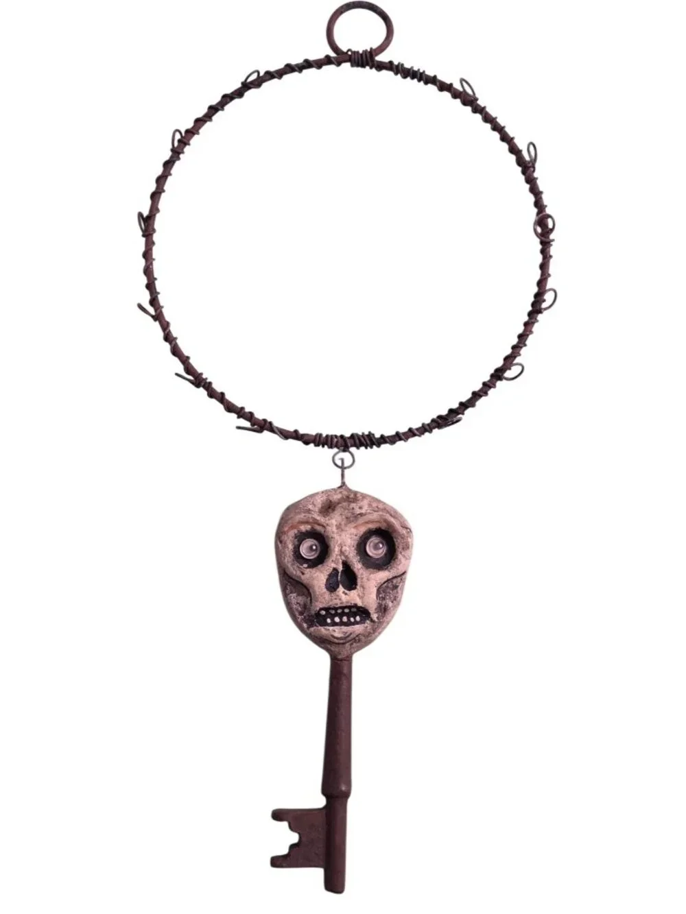 Bethany Lowe Debra Schoch Hop Hop Jingle Boo Skeleton Key Holder Halloween